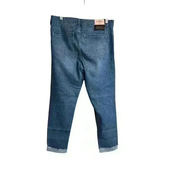 NEW WITH TAGS Juicy Couture Flaunt It Midrise Cuffed Skinny Ankle Jeans SIZE 10 - Picture 7 of 16